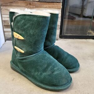 BEARPAW Women Emerald Sheep Sheepskin Lined Abigail Winter Boots Size 7
